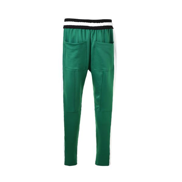 Retro Pants - Green-White