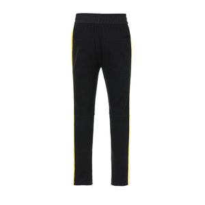 Louis Retro Pants - Black-Yellow