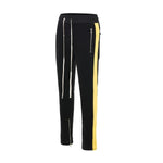 Louis Retro Pants - Black-Yellow