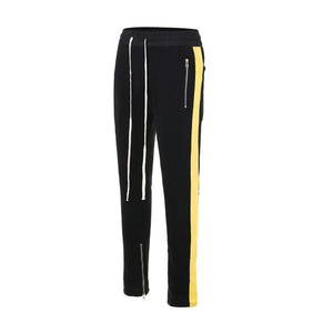 Louis Retro Pants - Black-Yellow