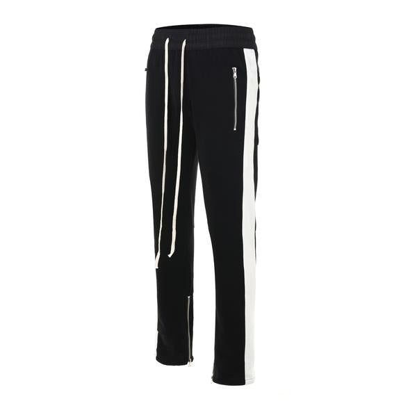 Louis Retro Pants - Black-White