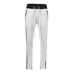 Retro Pants - White-Black