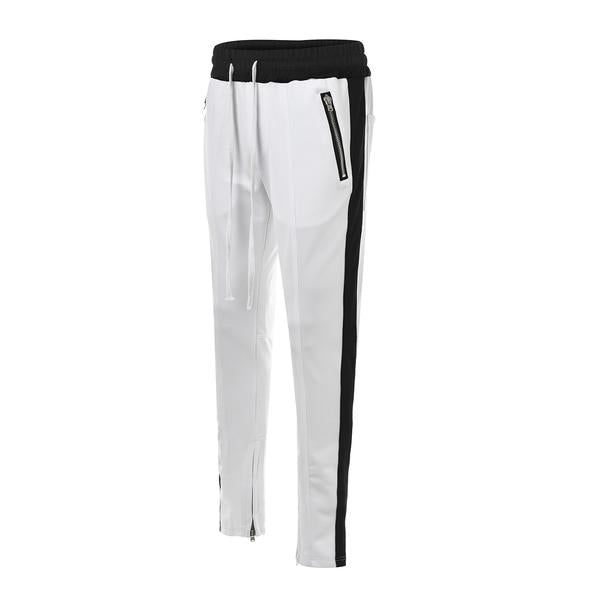 Retro Pants - White-Black