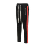 Retro Pants - Black-Red