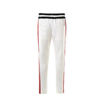 Retro Pants - White-Red