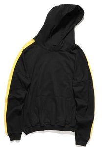 Louis Retro Hoodie - Black-Yellow