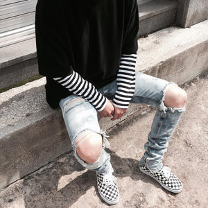 Ripped Denim - Blue